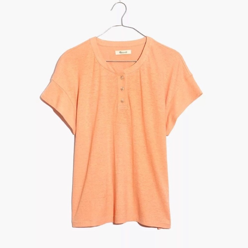 Madewell Hemp-Cotton Brother Henley Tee